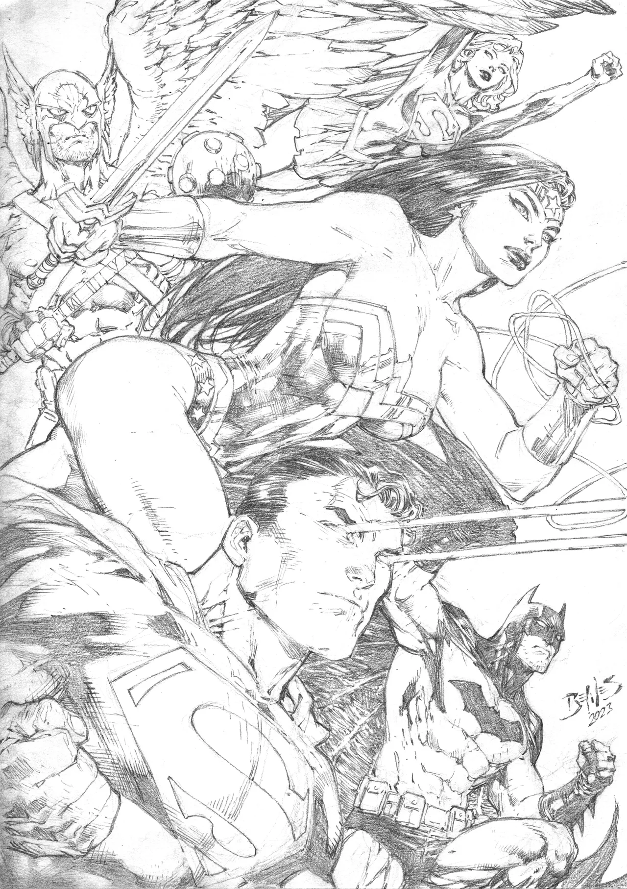 Ed Benes Original Art - Image 260