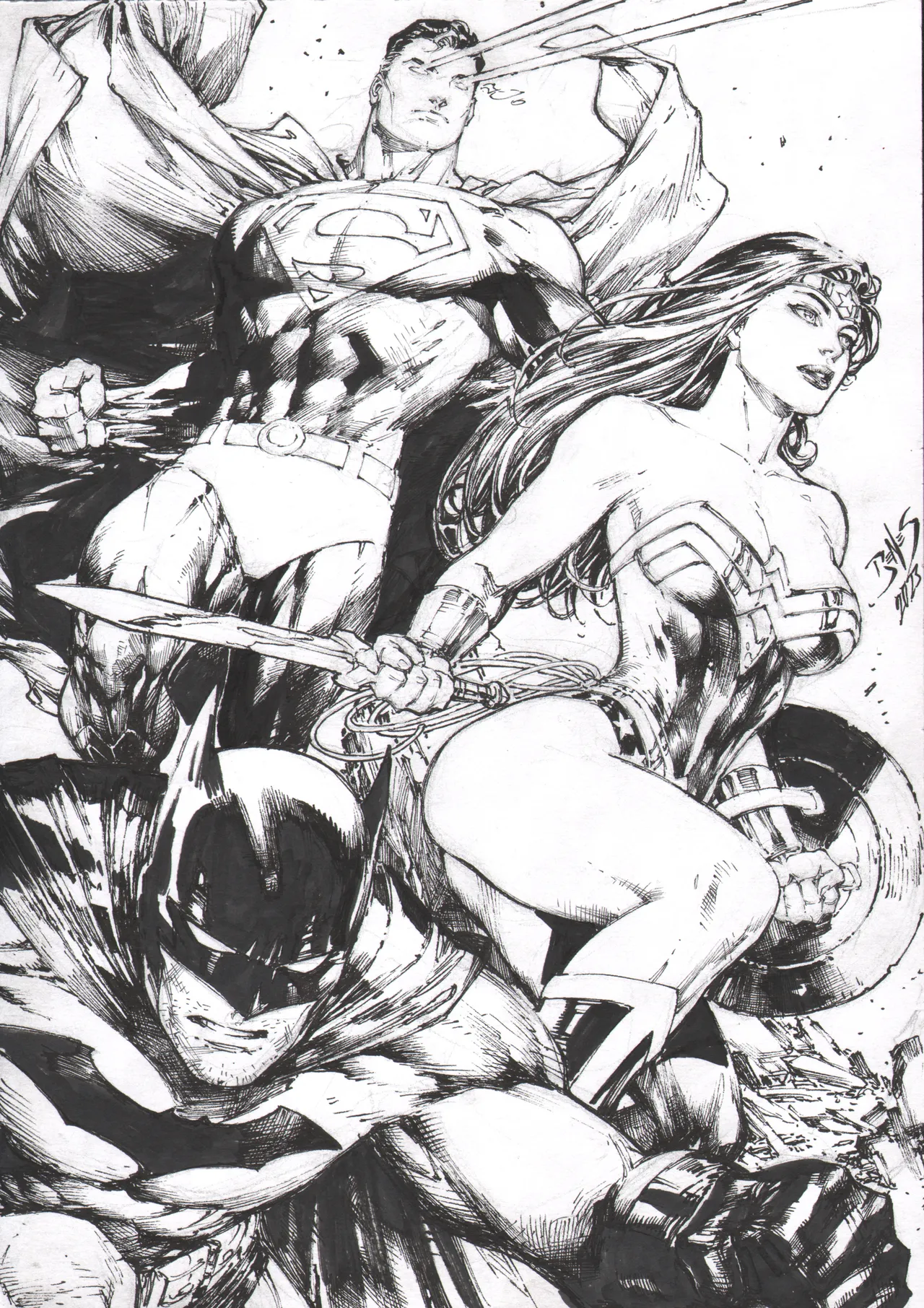 Ed Benes Original Art - Image 261