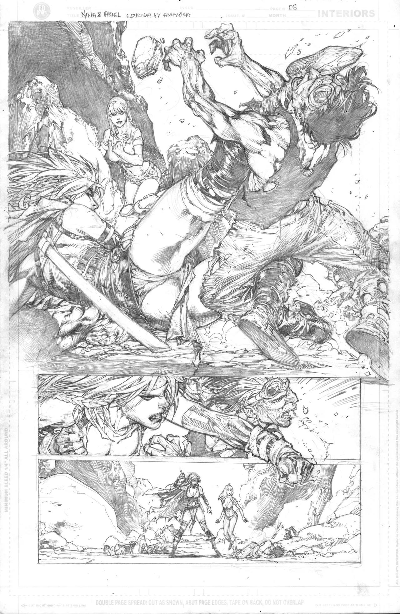 Ed Benes Original Art - Image 324