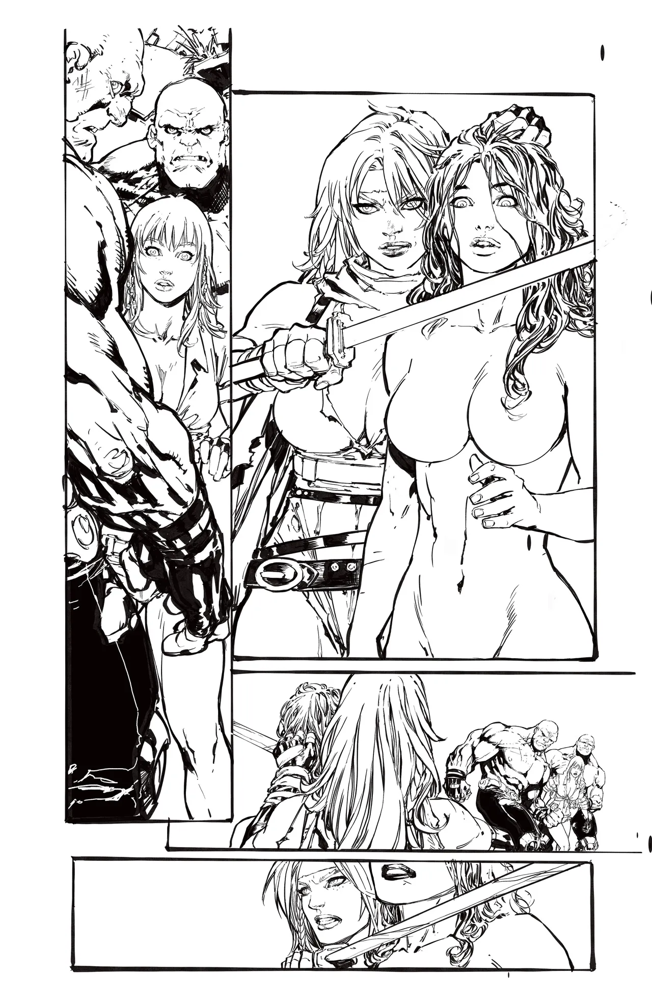 Ed Benes Original Art - Image 327