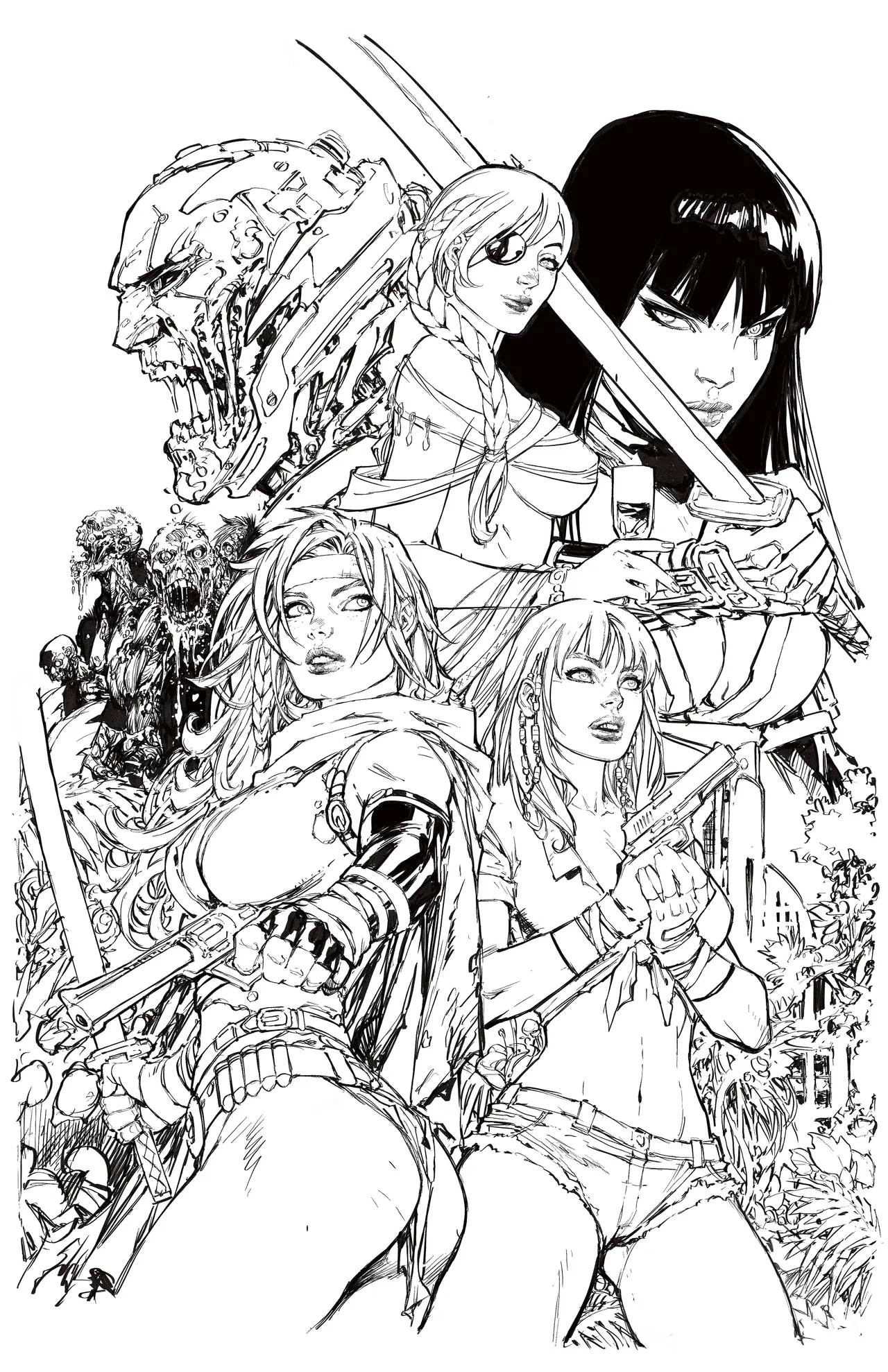 Ed Benes Original Art - Image 328