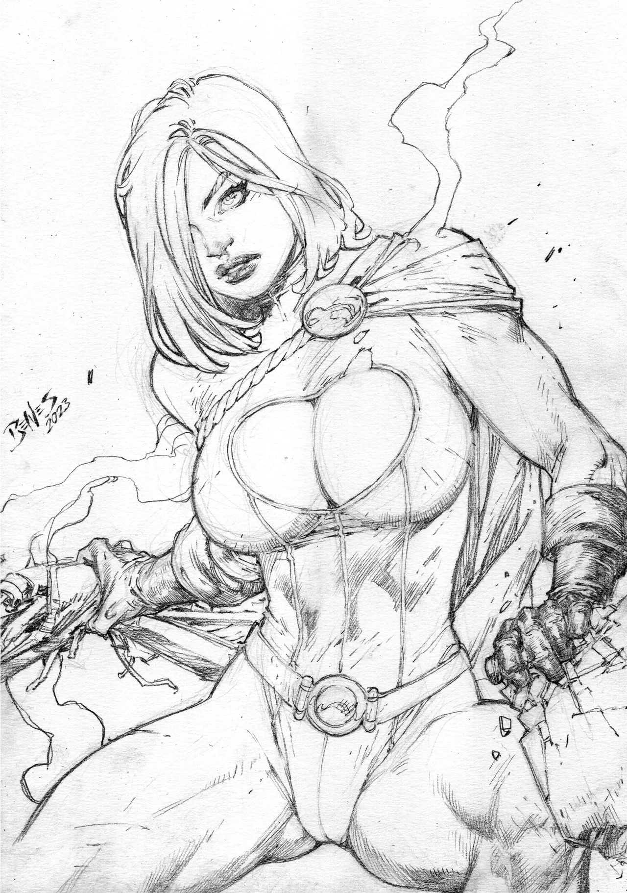 Ed Benes Original Art - Image 344