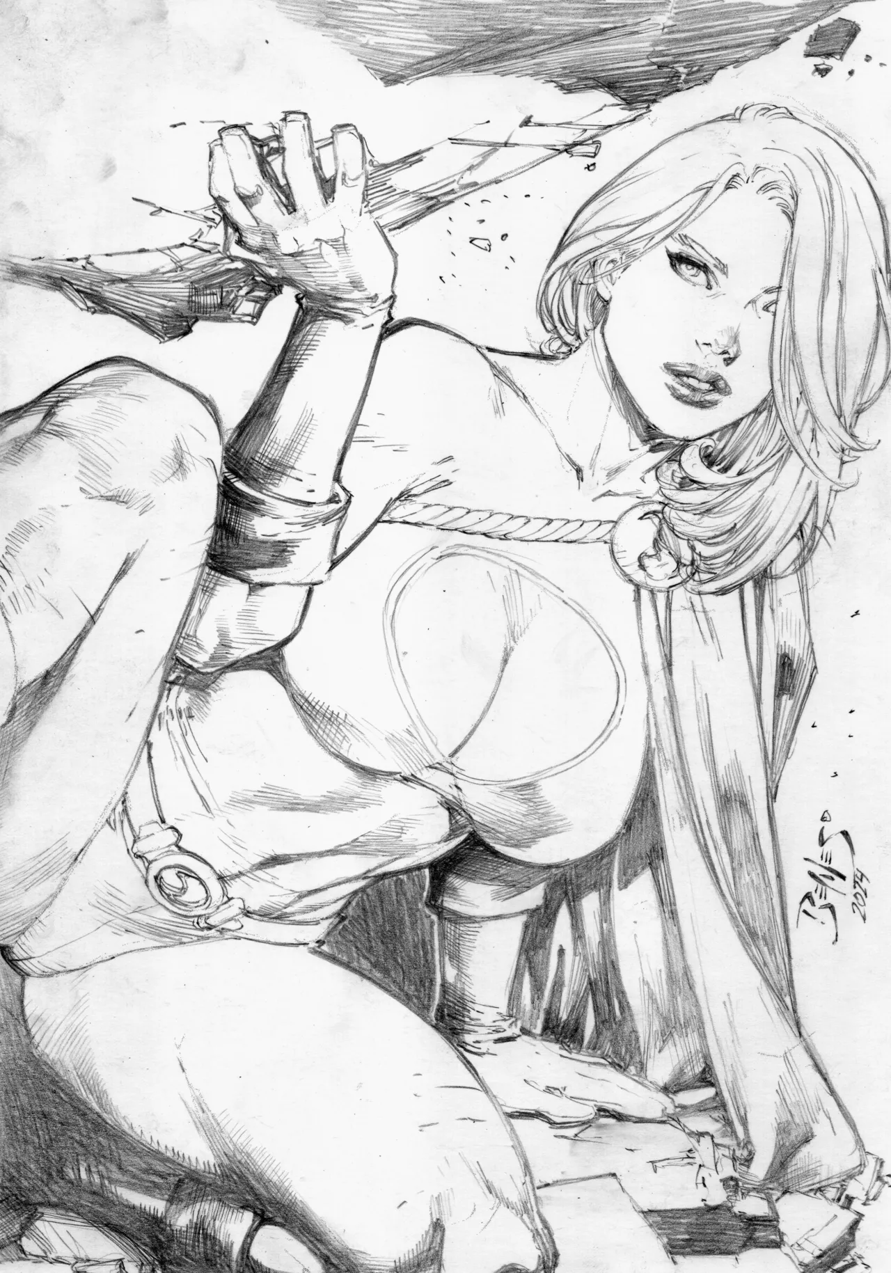 Ed Benes Original Art - Image 348
