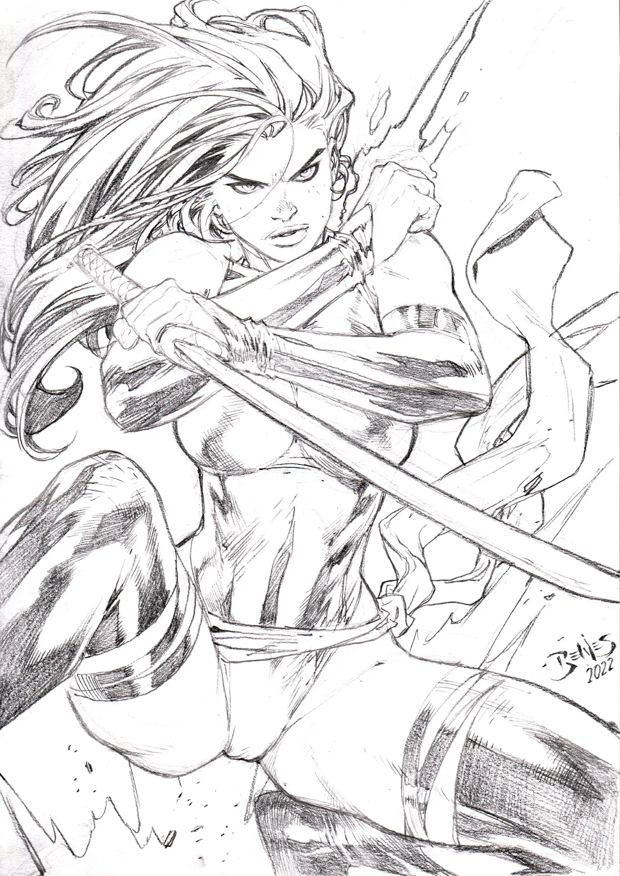 Ed Benes Original Art - Image 392