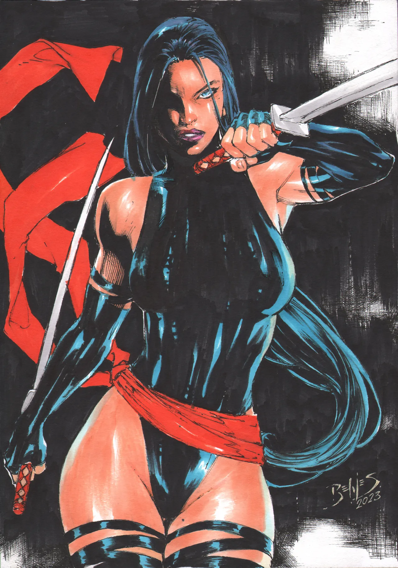 Ed Benes Original Art - Image 399