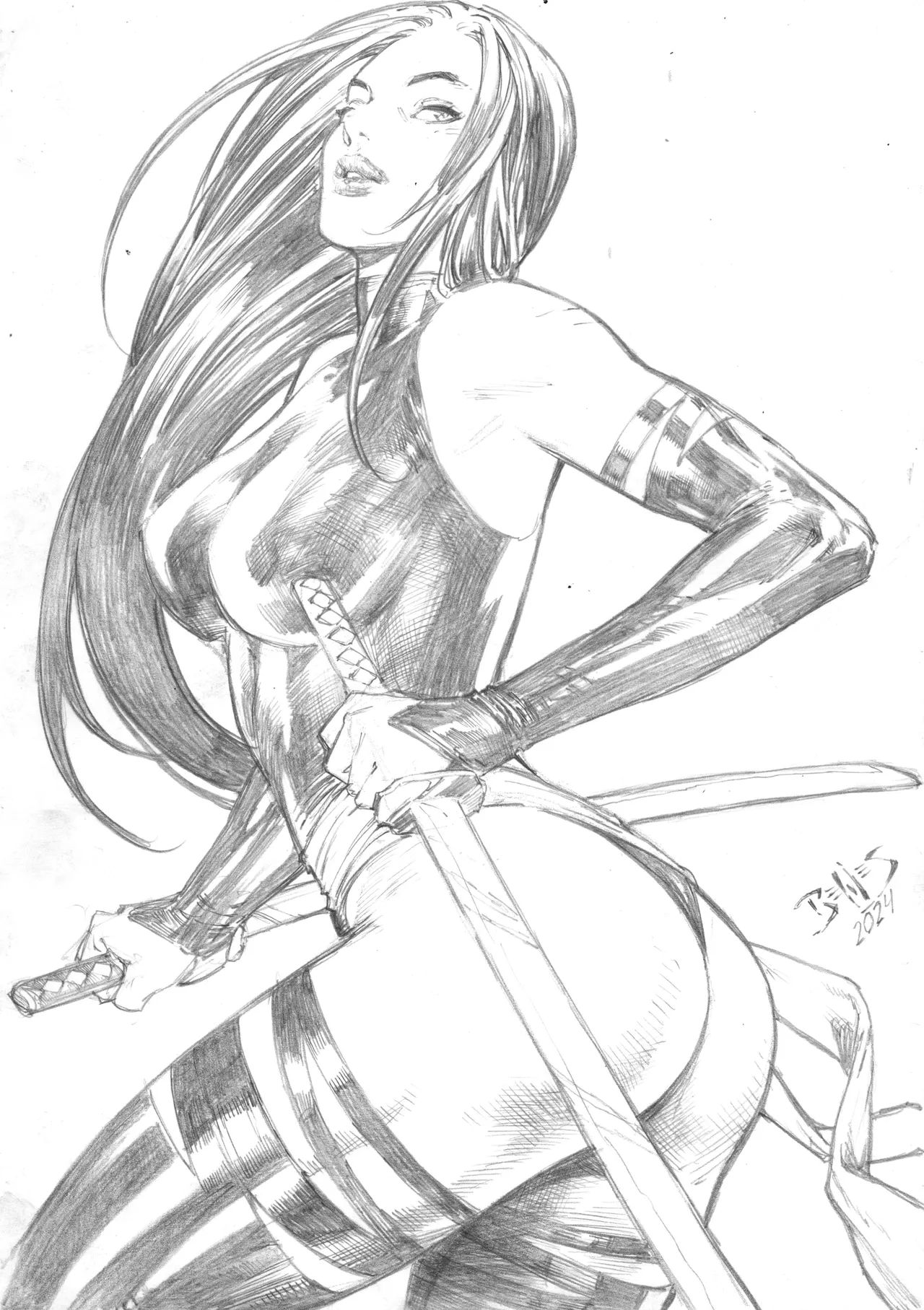 Ed Benes Original Art - Image 404