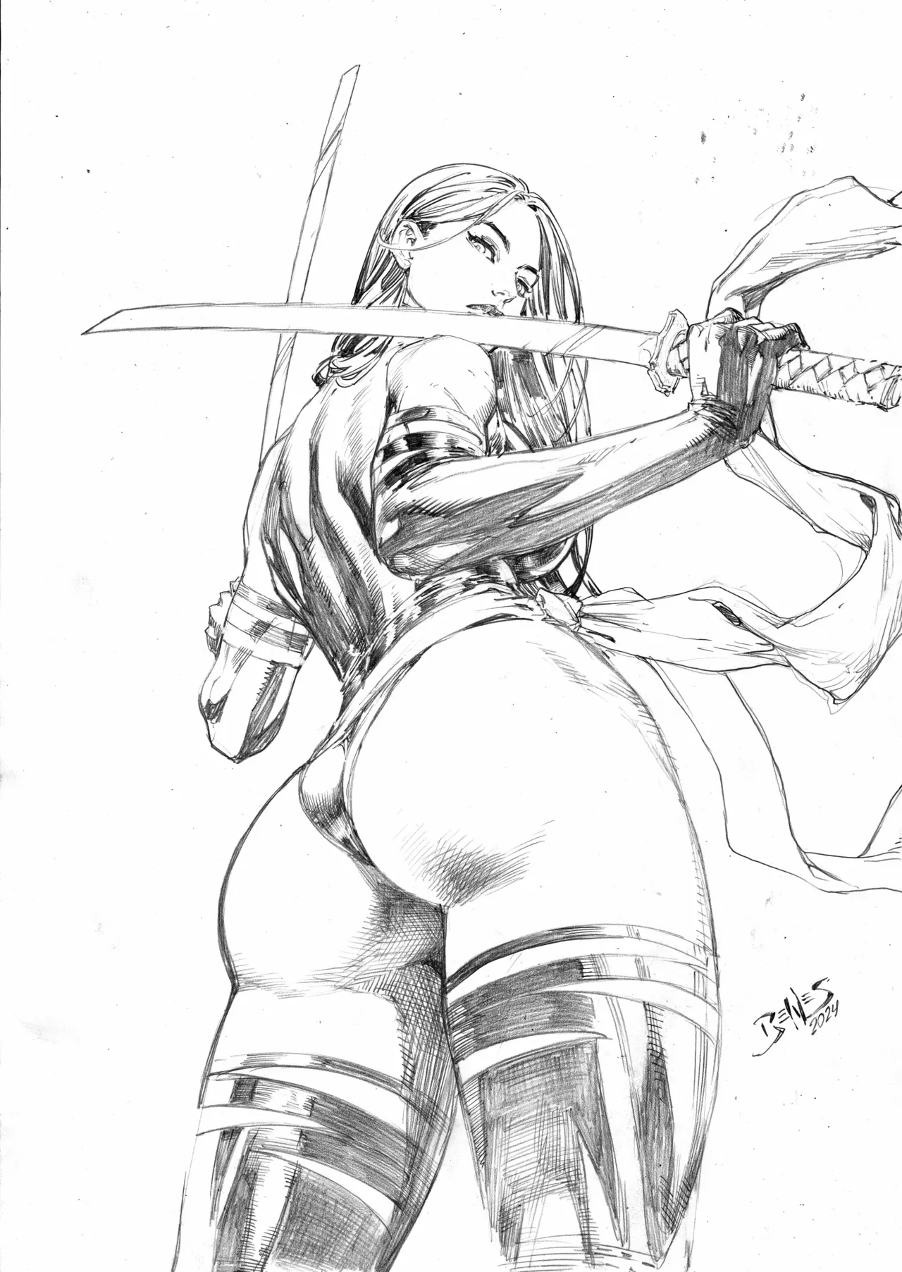 Ed Benes Original Art - Image 407