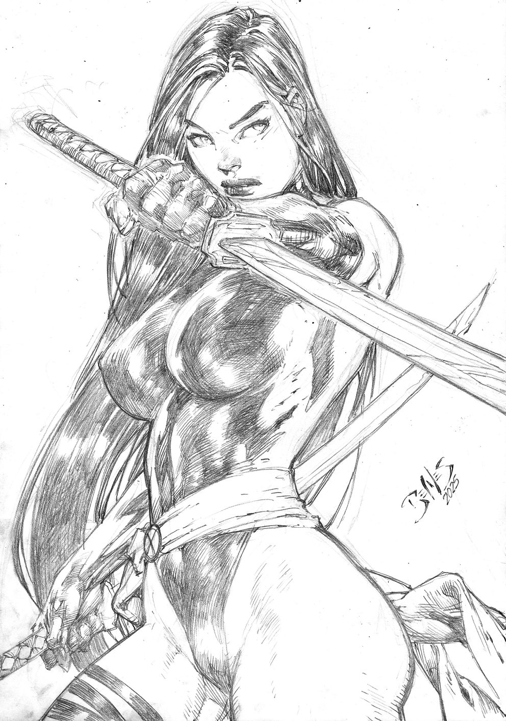 Ed Benes Original Art - Image 419