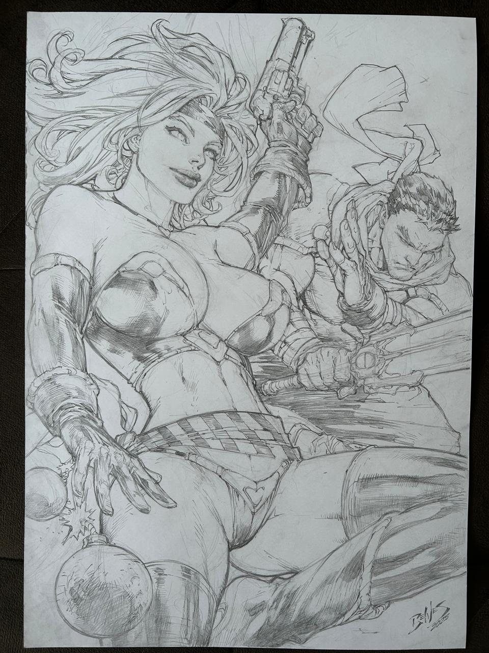 Ed Benes Original Art - Image 441