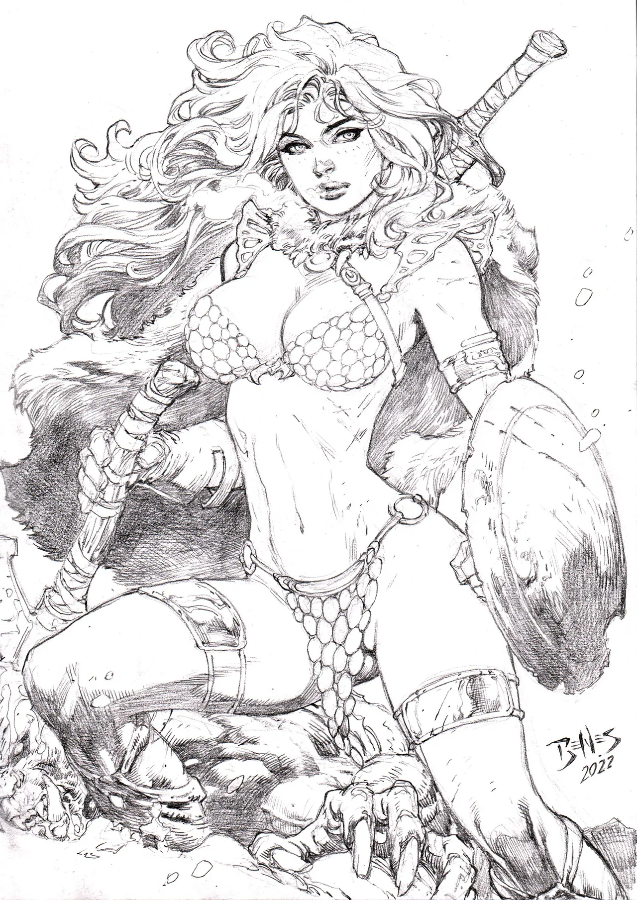 Ed Benes Original Art - Image 448