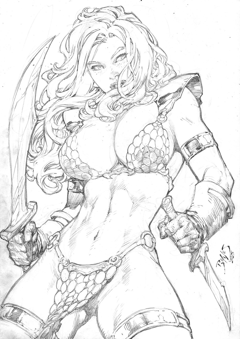 Ed Benes Original Art - Image 461
