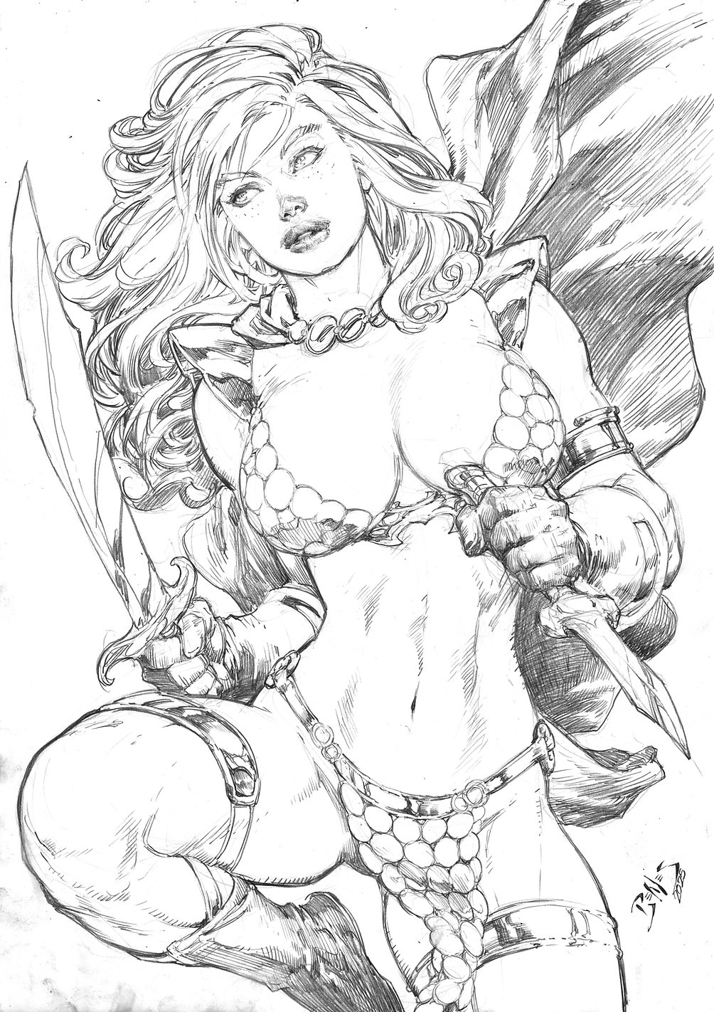 Ed Benes Original Art - Image 462