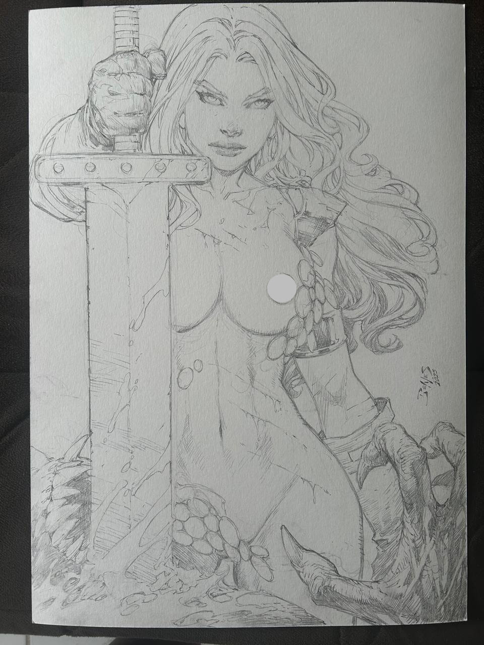 Ed Benes Original Art - Image 463