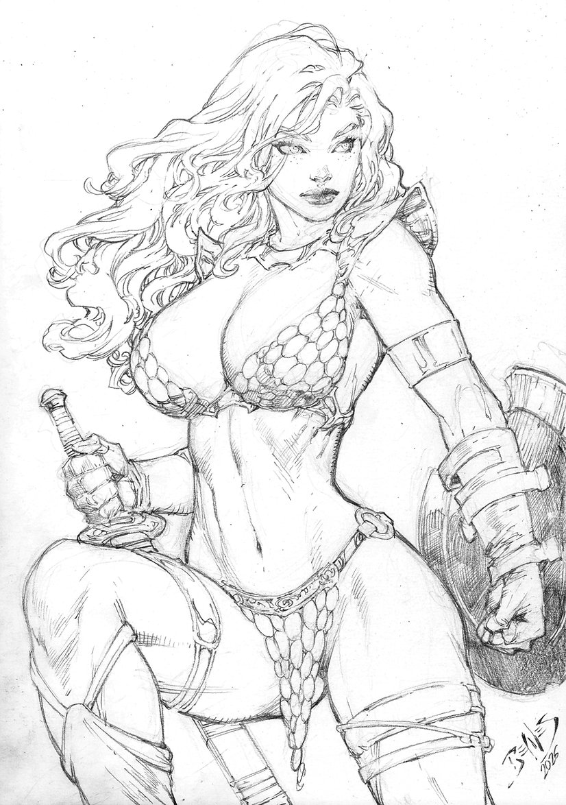 Ed Benes Original Art - Image 467