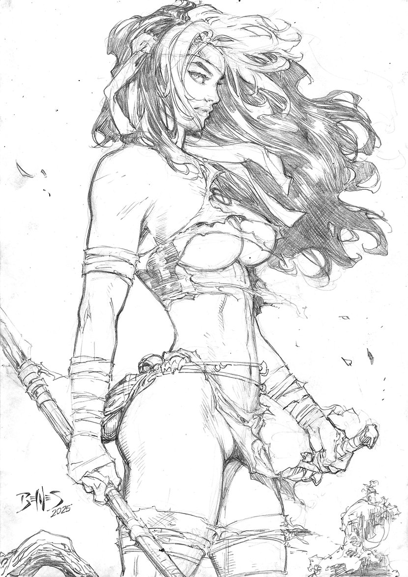 Ed Benes Original Art - Image 499