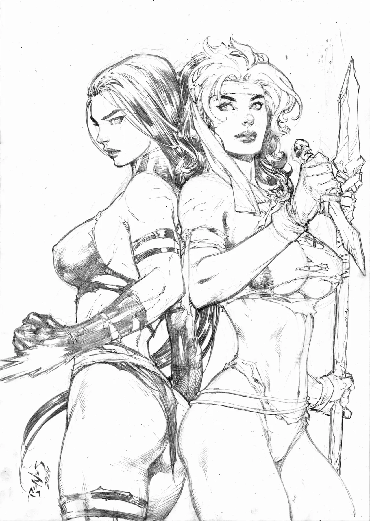 Ed Benes Original Art - Image 513