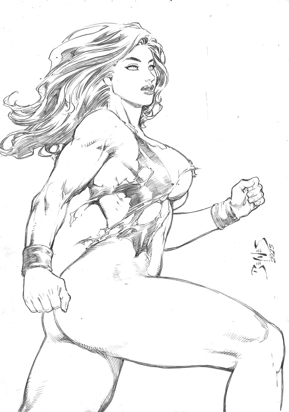 Ed Benes Original Art - Image 538