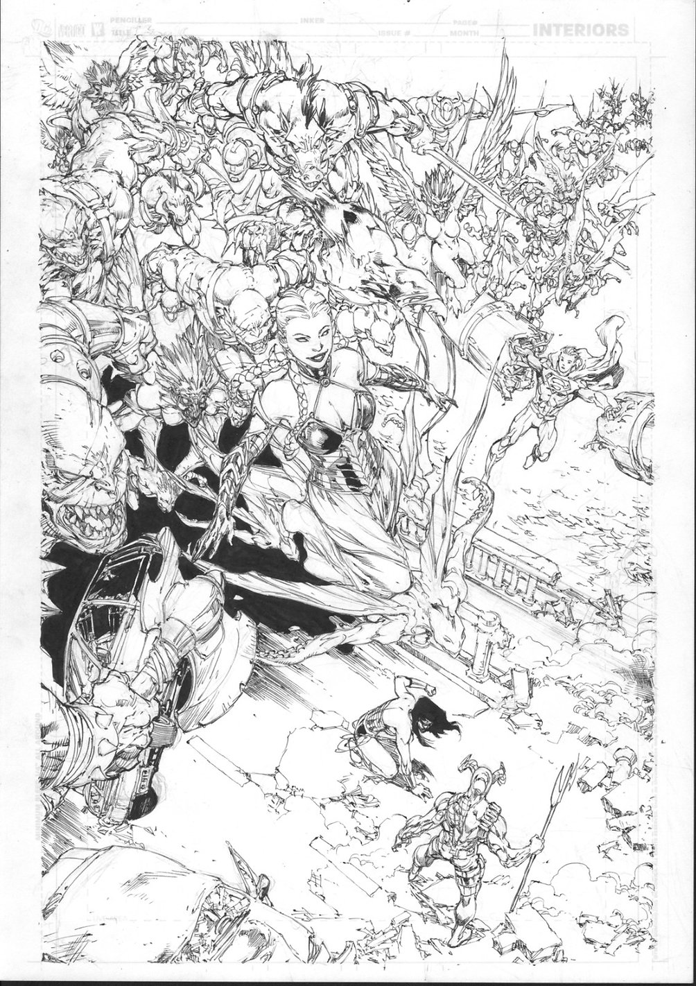 Ed Benes Original Art - Image 644