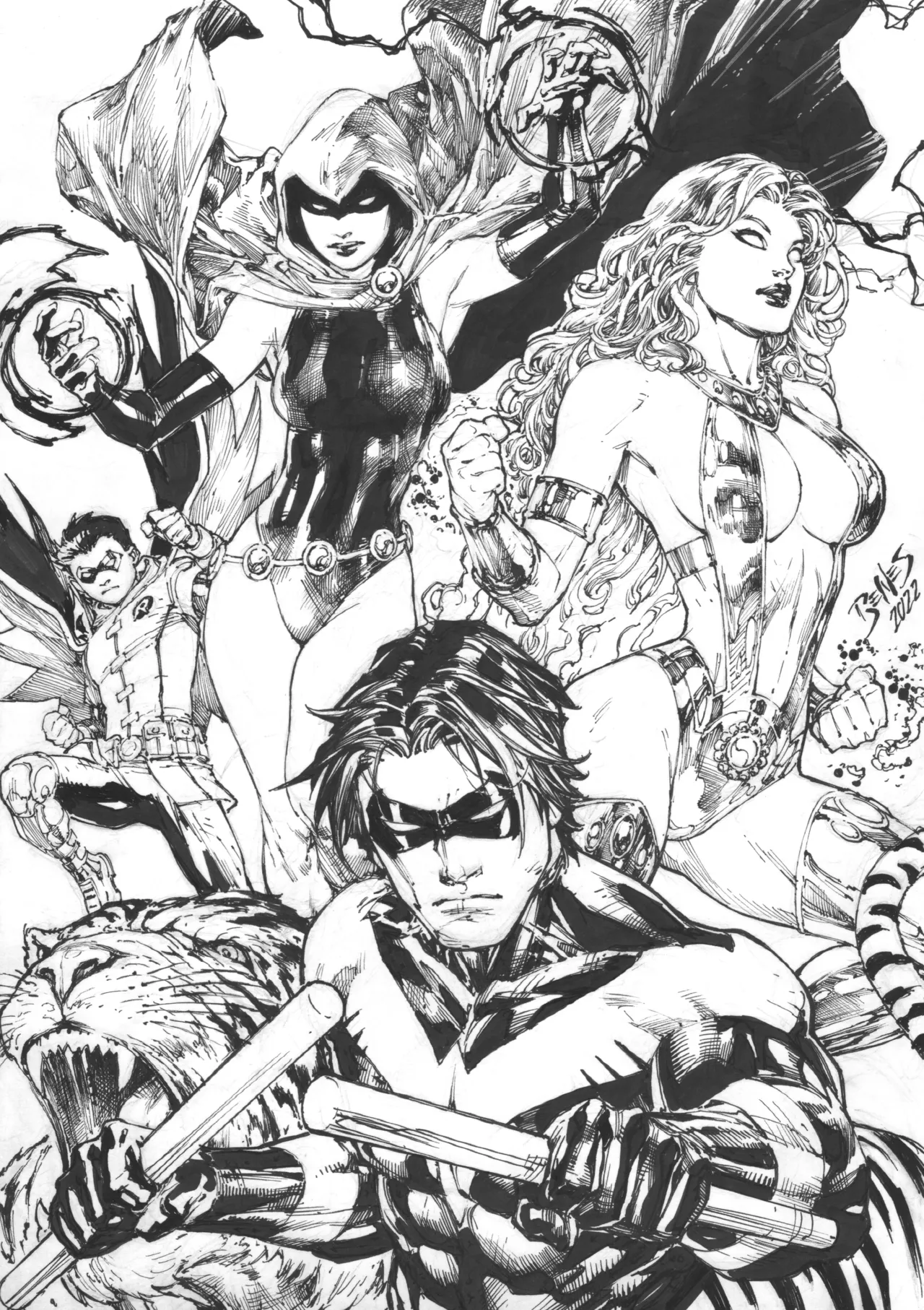 Ed Benes Original Art - Image 645