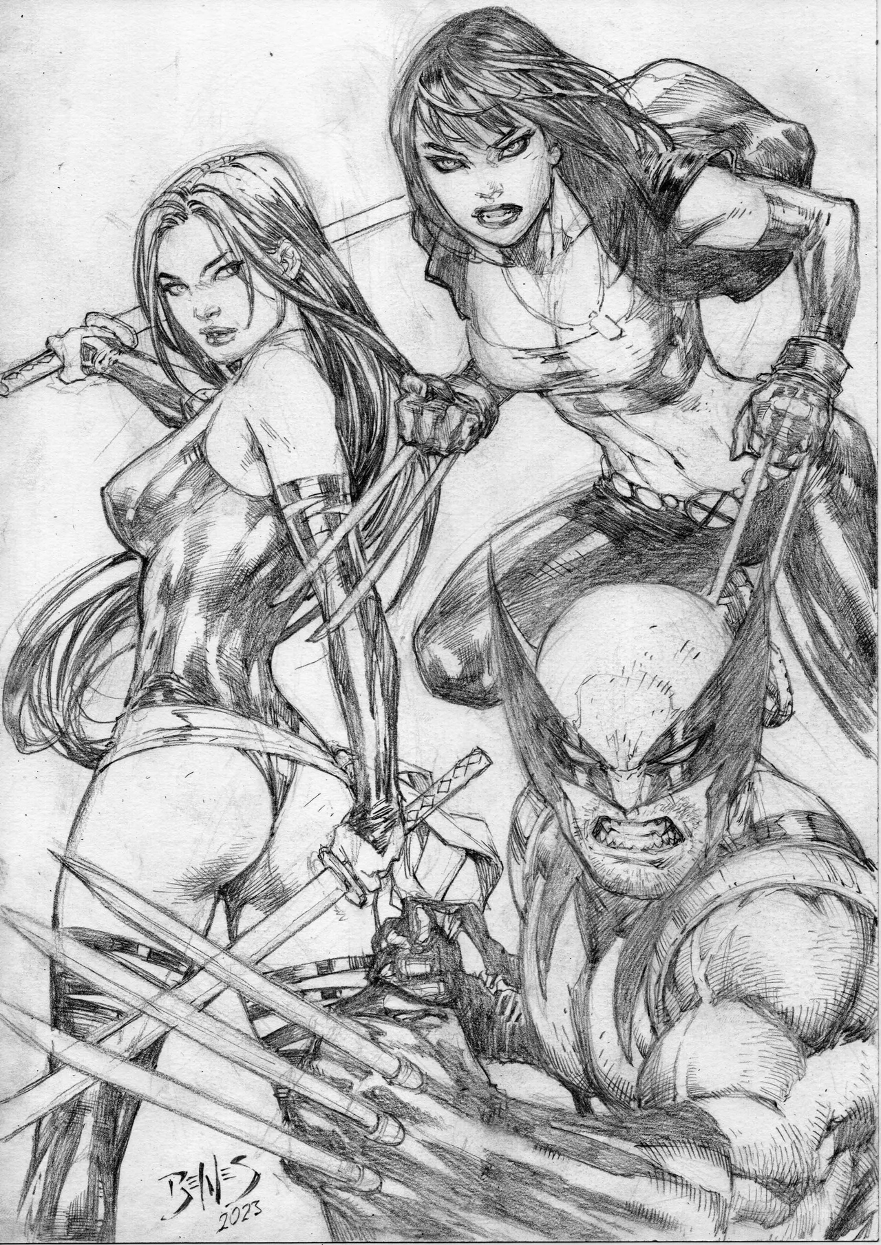 Ed Benes Original Art - Image 698