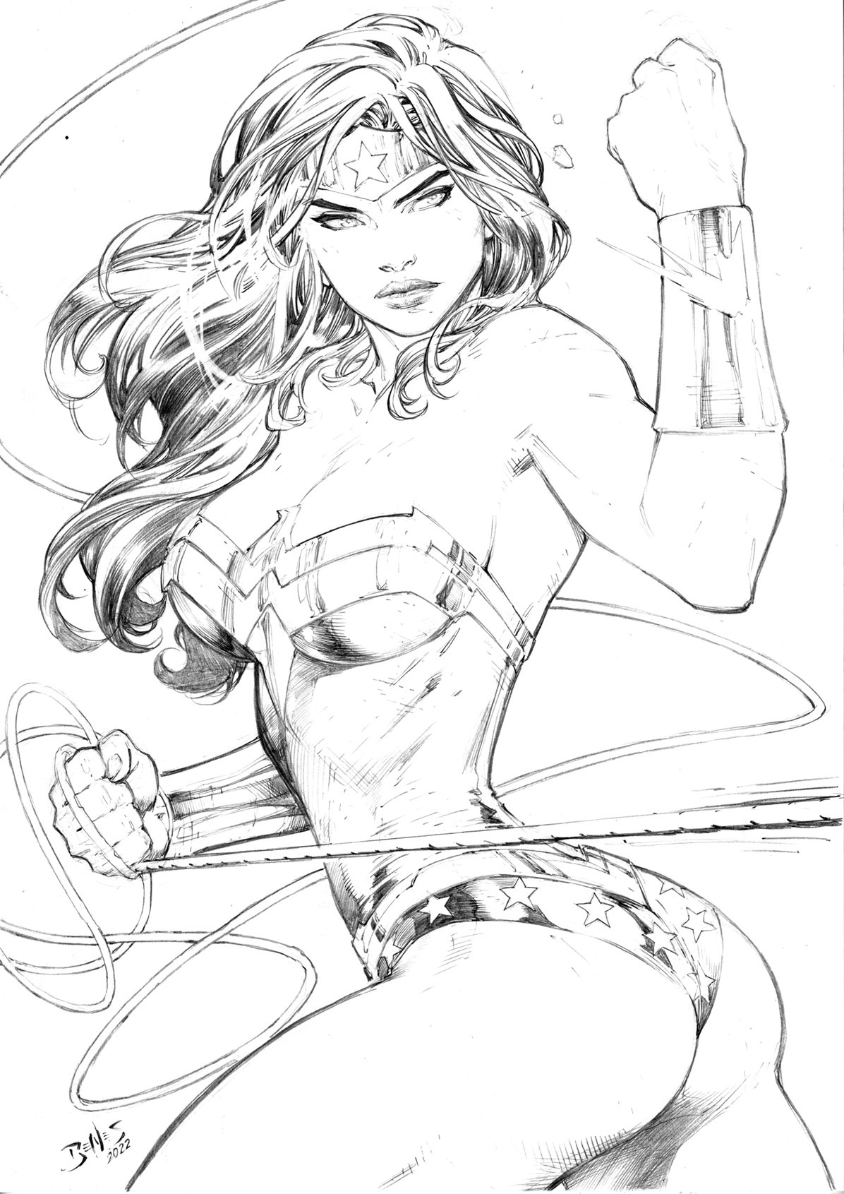 Ed Benes Original Art - Image 709