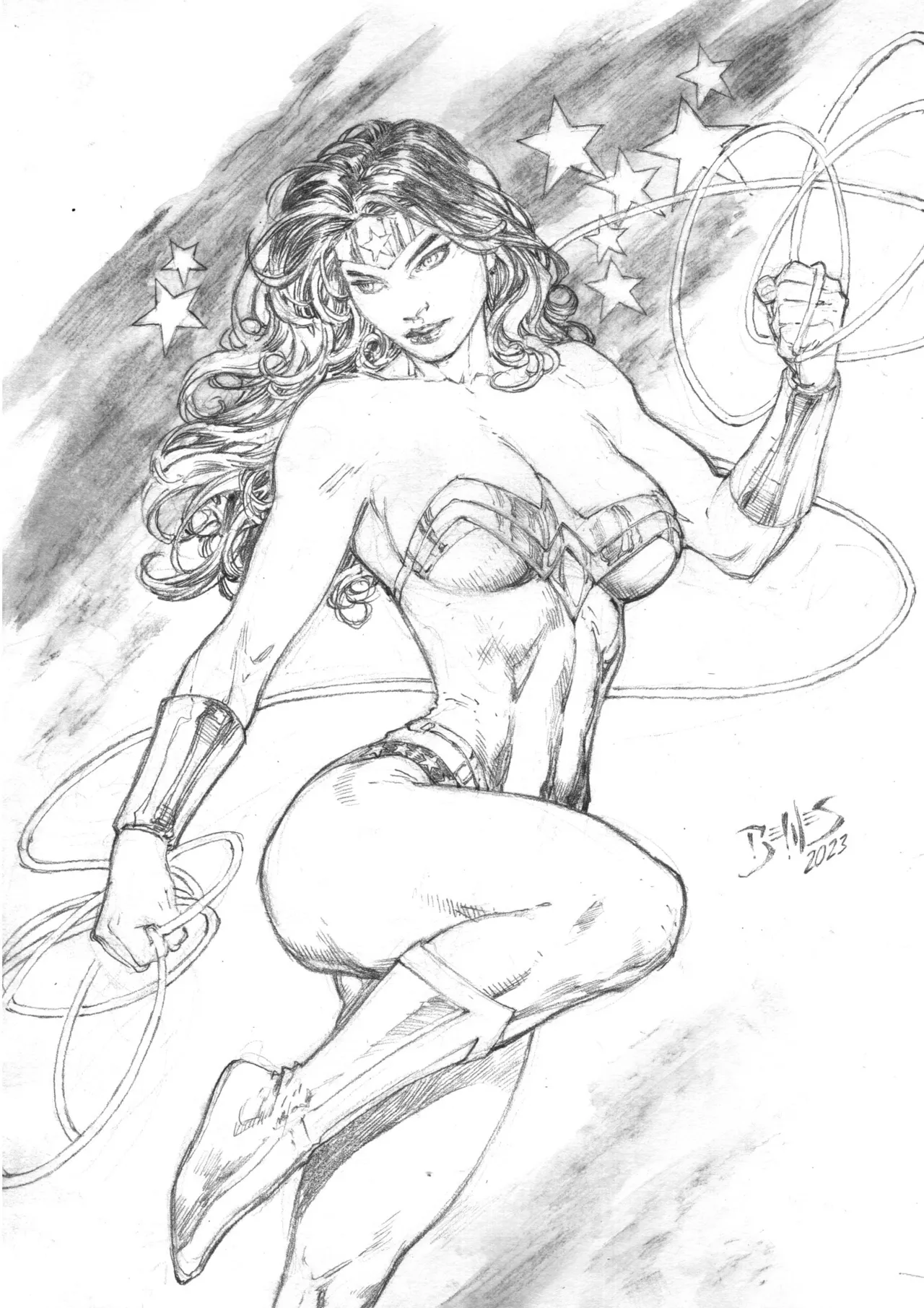 Ed Benes Original Art - Image 716