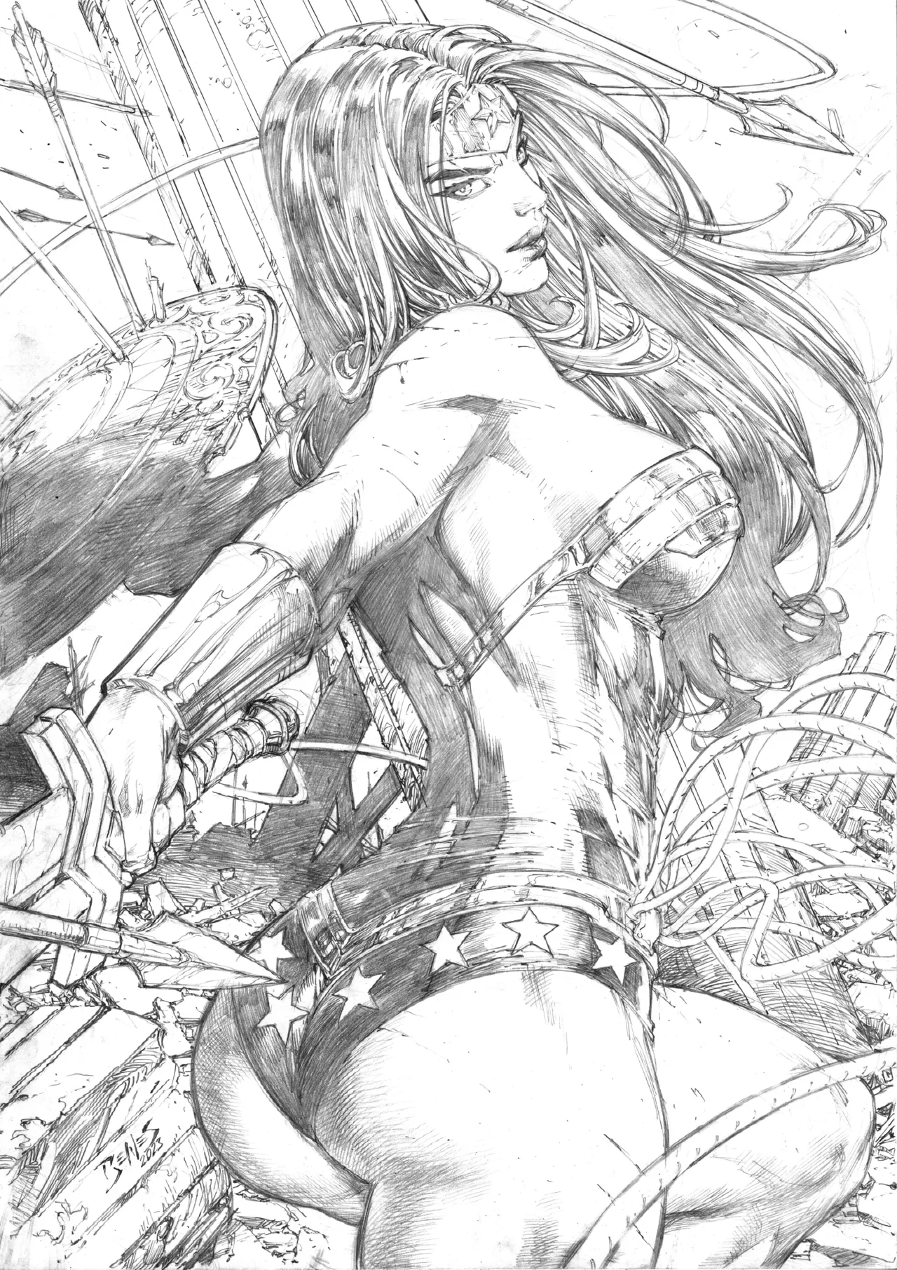 Ed Benes Original Art - Image 717