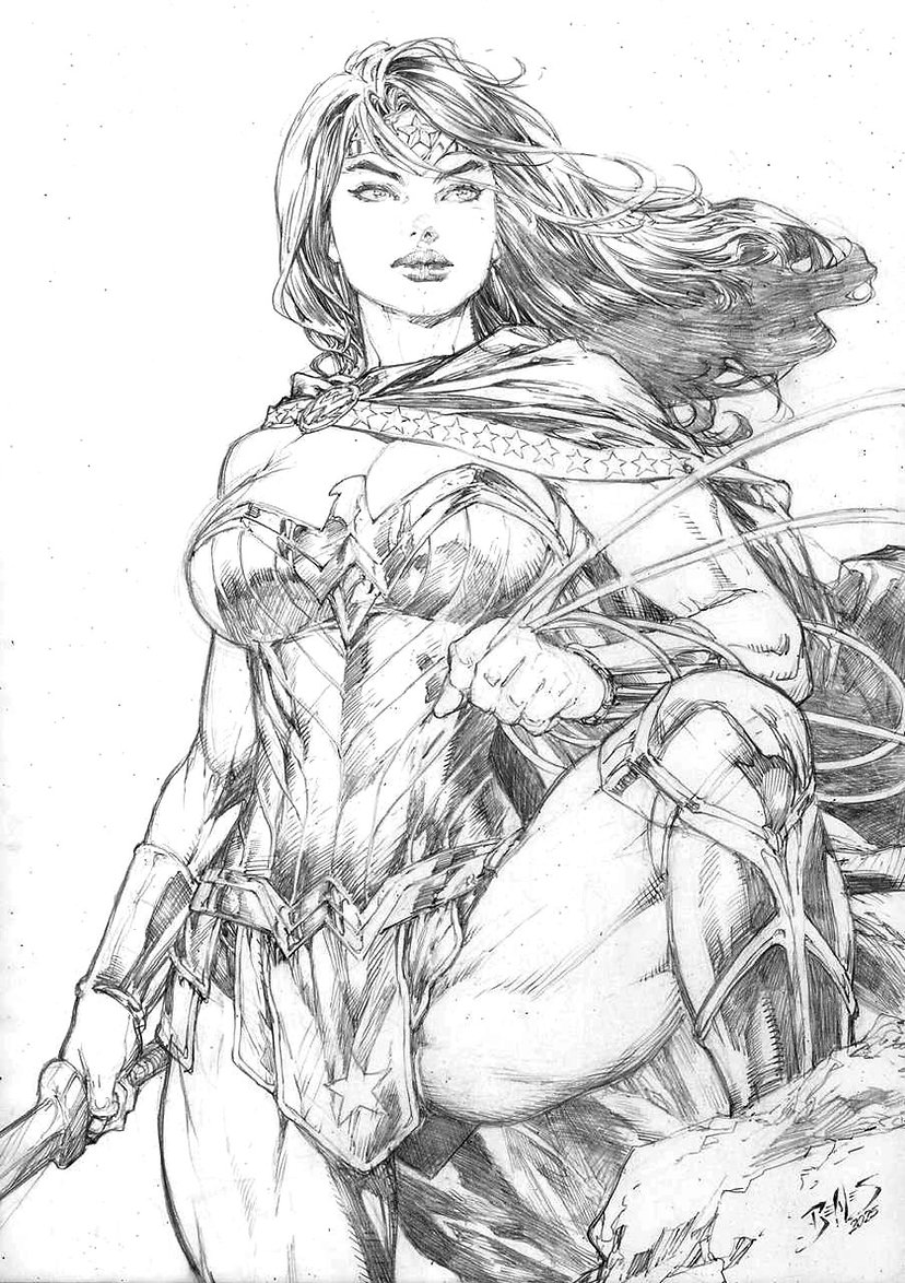 Ed Benes Original Art - Image 727