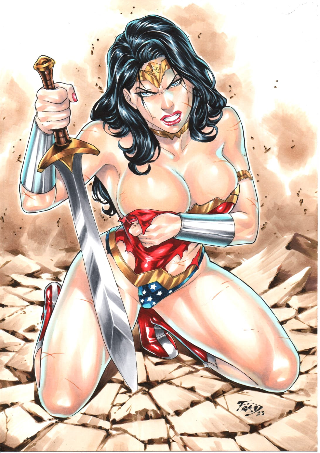 Ed Benes Original Art - Image 729