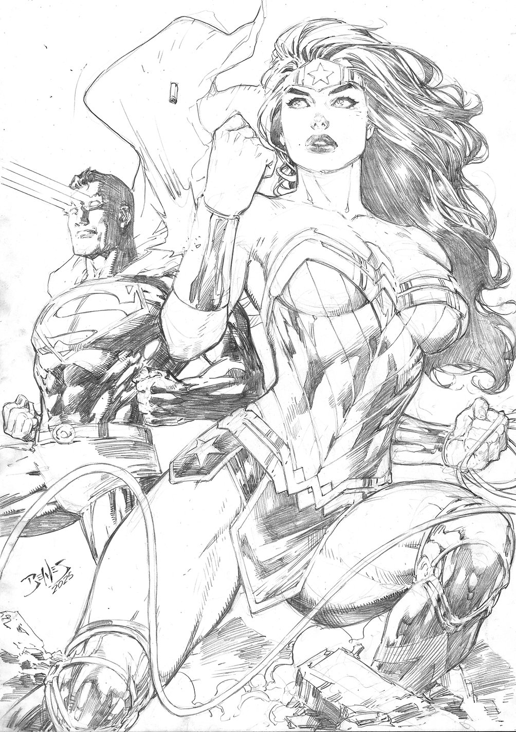 Ed Benes Original Art - Image 734