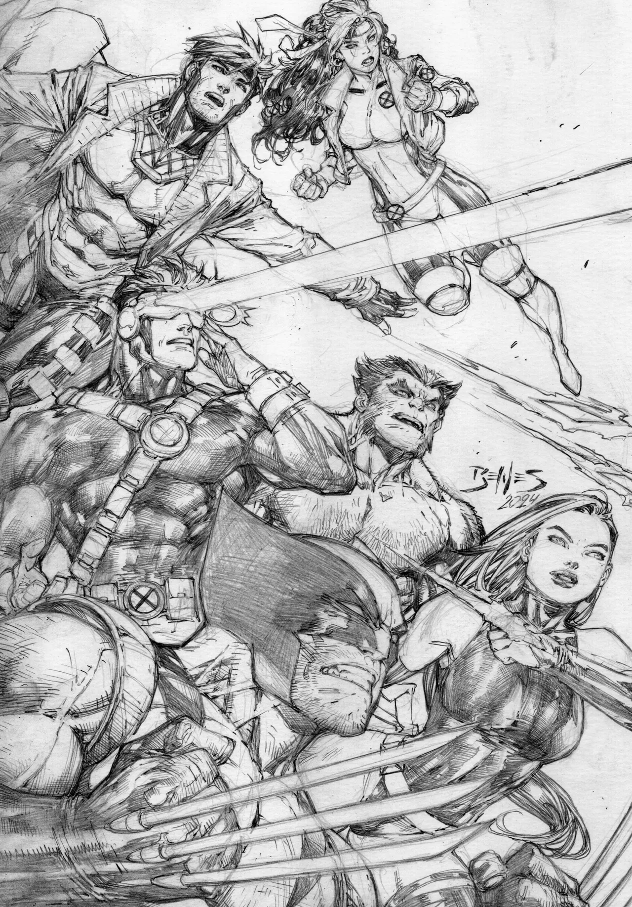 Ed Benes Original Art - Image 750