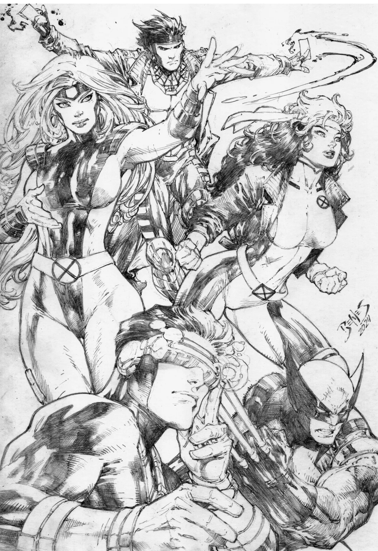 Ed Benes Original Art - Image 753