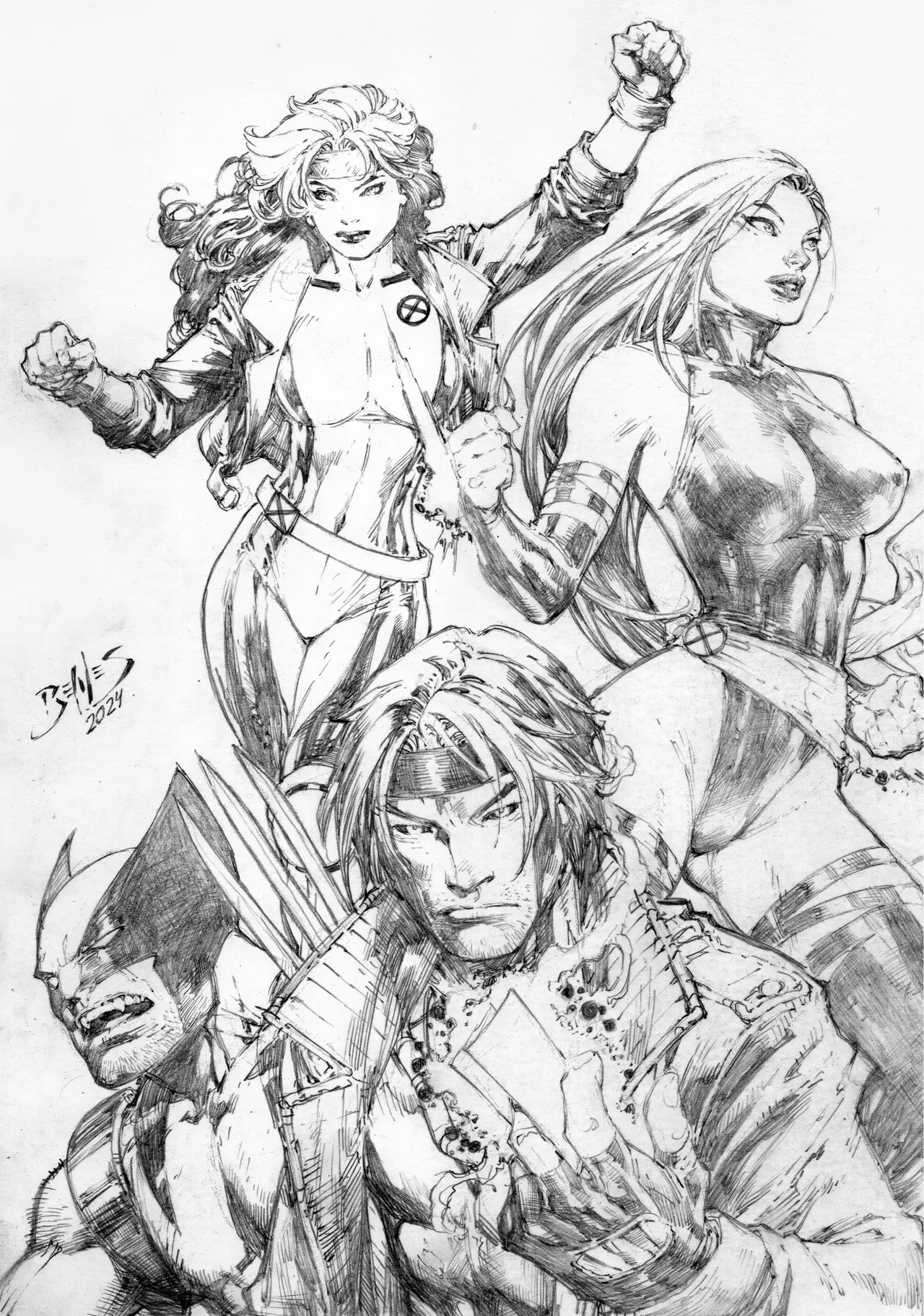 Ed Benes Original Art - Image 754