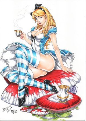 Ed Benes Original Art Thumbnail