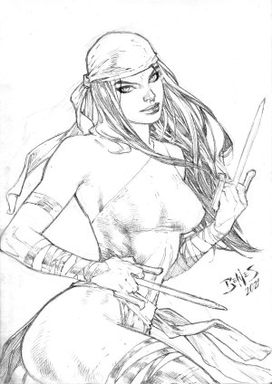 Ed Benes Original Art - Page 113