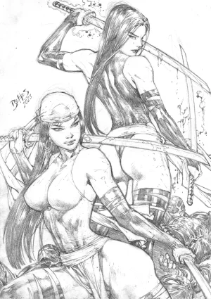 Ed Benes Original Art - Page 115