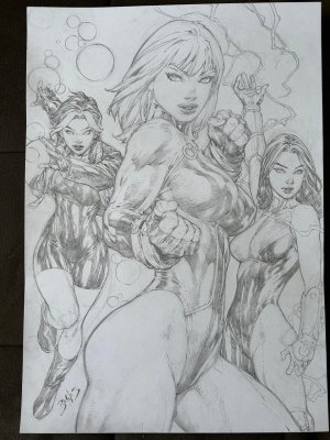 Ed Benes Original Art - Page 149