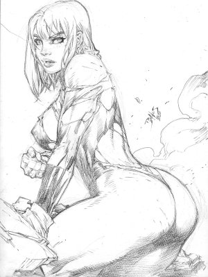 Ed Benes Original Art - Page 156