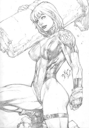 Ed Benes Original Art - Page 157