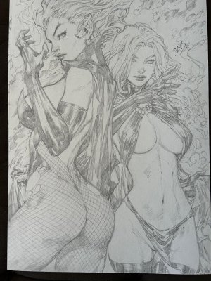 Ed Benes Original Art - Page 174