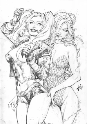 Ed Benes Original Art - Page 209