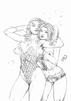 Ed Benes Original Art - Page 210