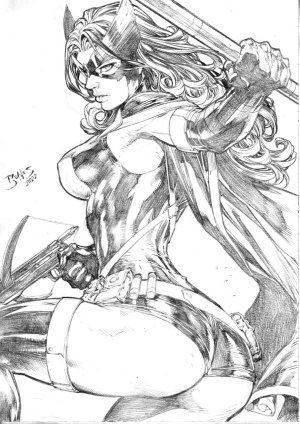Ed Benes Original Art - Page 221