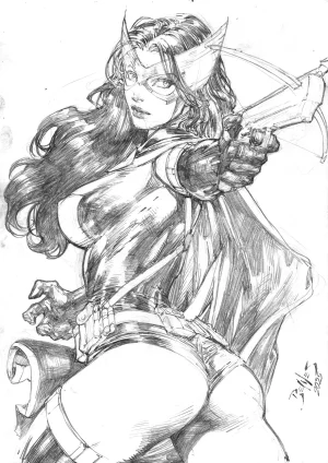 Ed Benes Original Art - Page 229