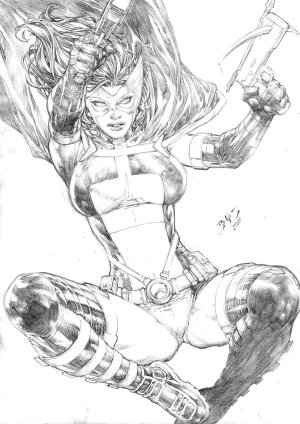 Ed Benes Original Art - Page 232