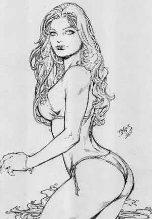 Ed Benes Original Art - Page 245