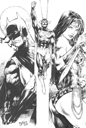 Ed Benes Original Art - Page 257