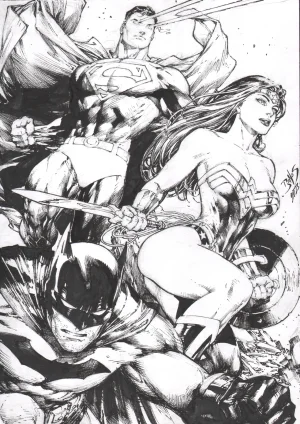 Ed Benes Original Art - Page 261
