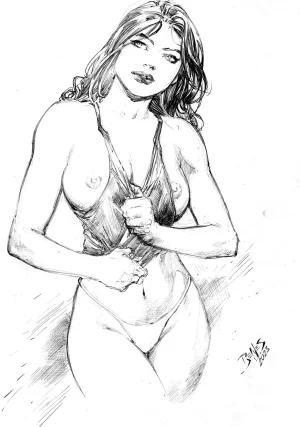 Ed Benes Original Art - Page 262