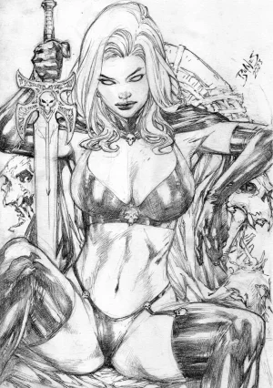 Ed Benes Original Art - Page 269